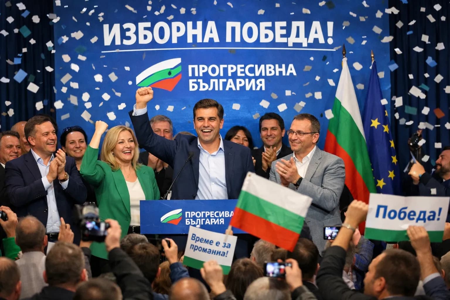 Progressive Bulgaria party wins elections