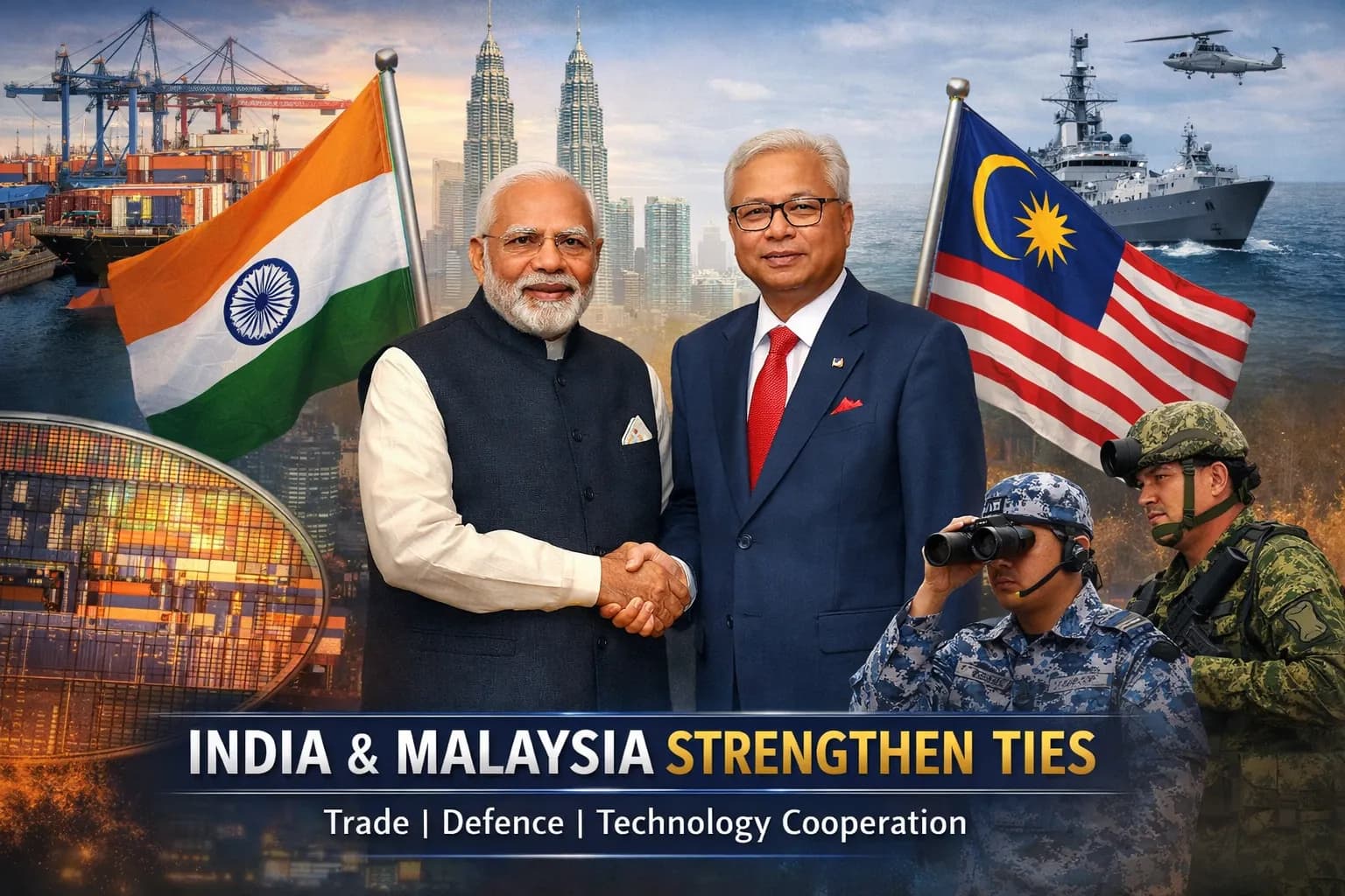 India and Malaysia Deepen Strategic Partnership with Focus on Trade, Defence and Technology