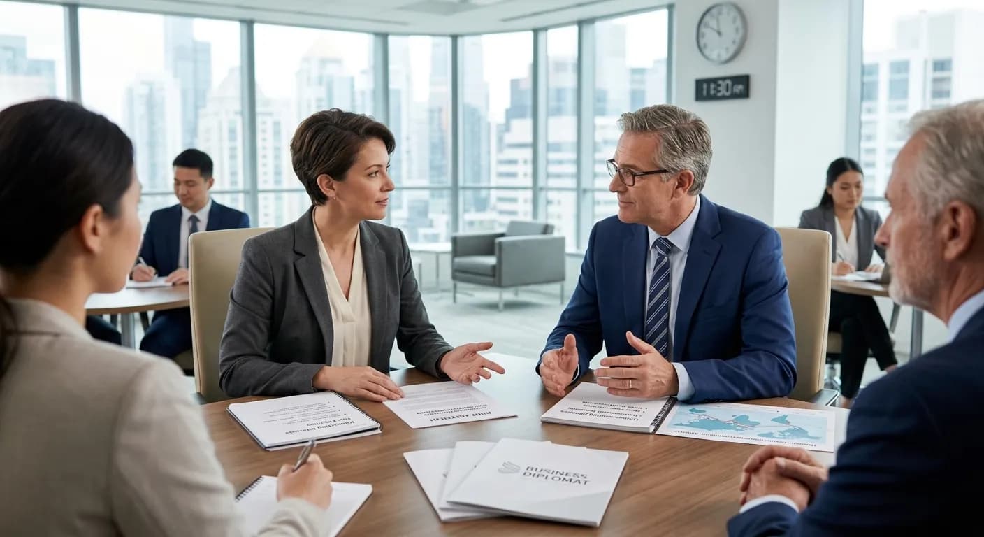 Business Diplomat: Interests, Common Ground and Relationships