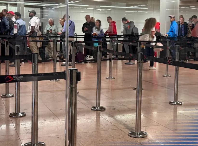 Non-EU Passengers Face Hours of Delays at Brussels Airport