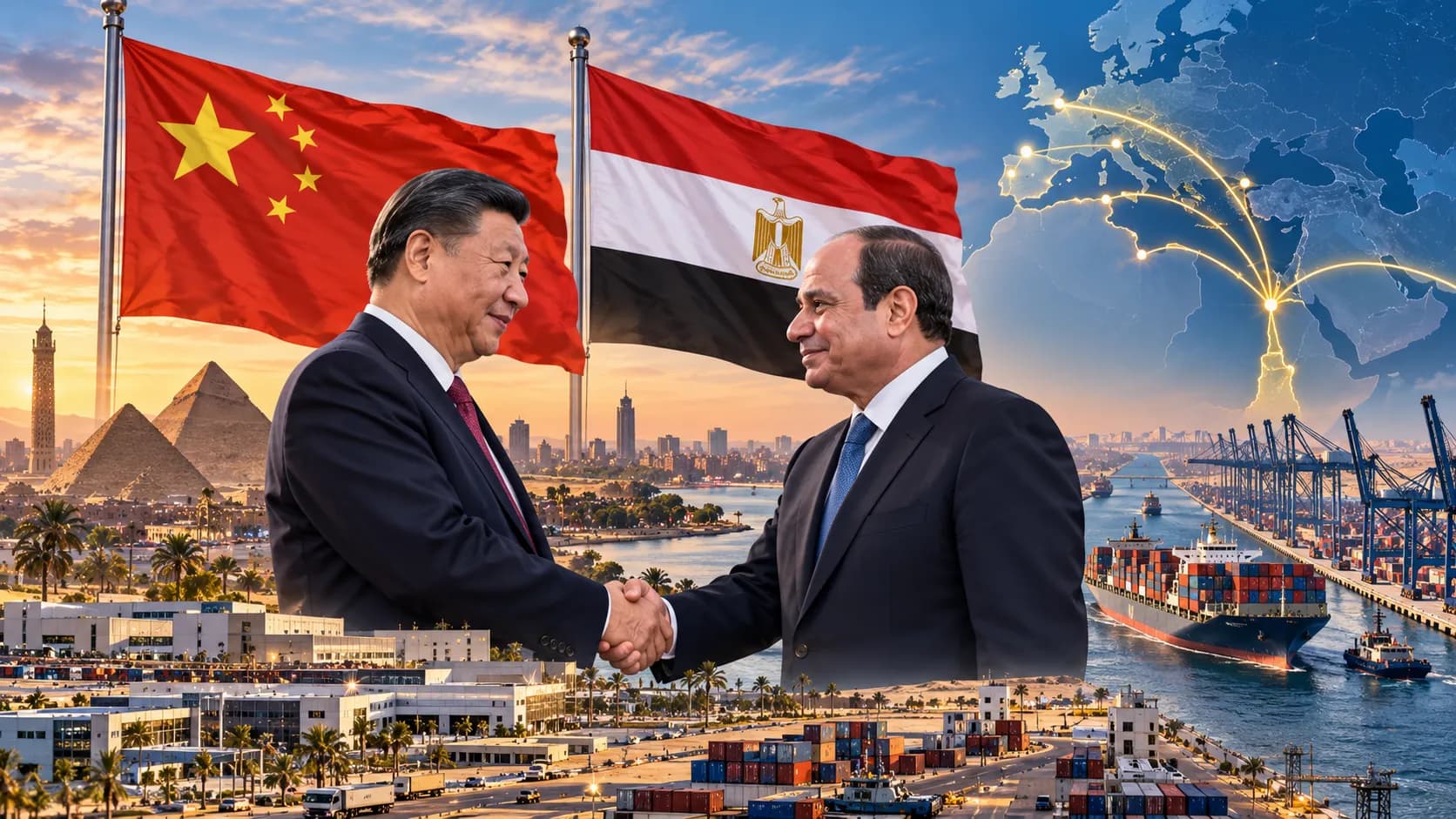 China Moves Closer to Europe Through Egypt
