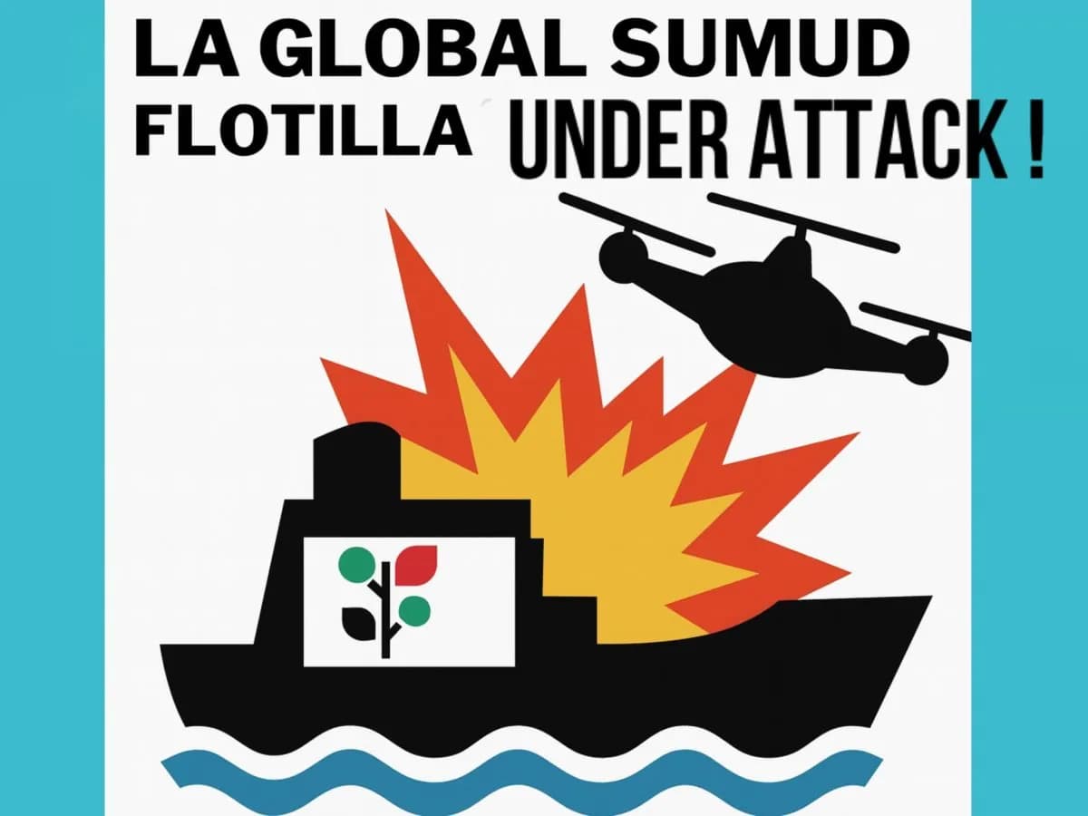 Gaza: the Global Sumud Flotilla Under Attack