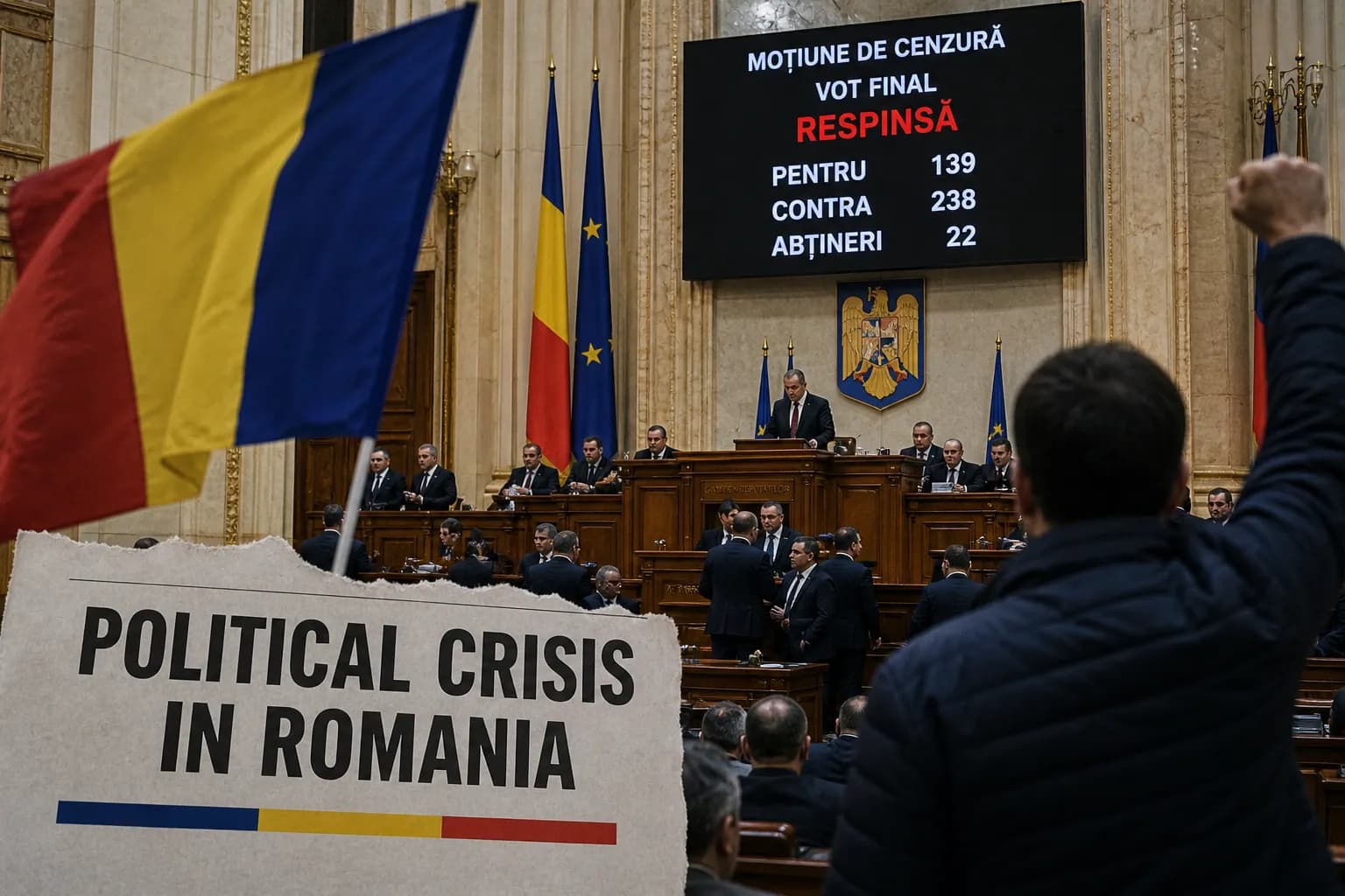 Pro-EU government loses no-confidence vote in Romania