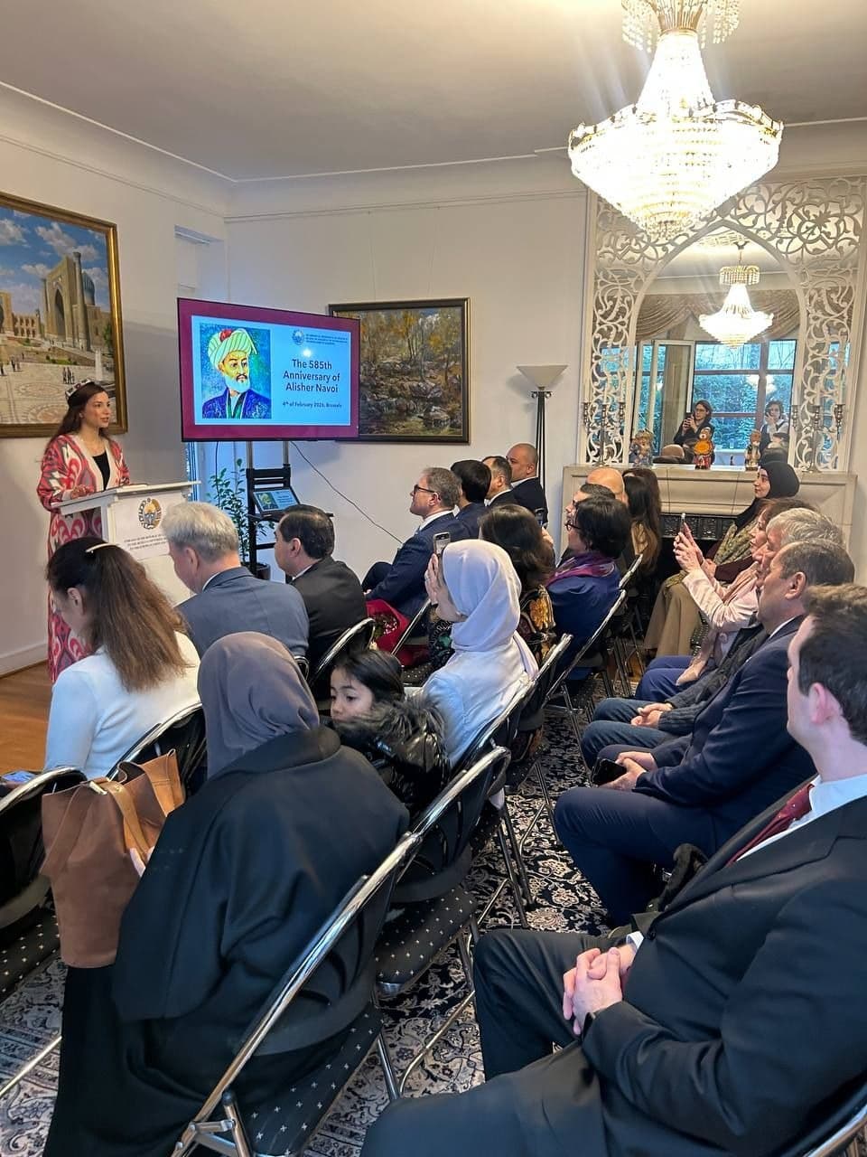 Celebration of Alisher Navoiy in Brussels