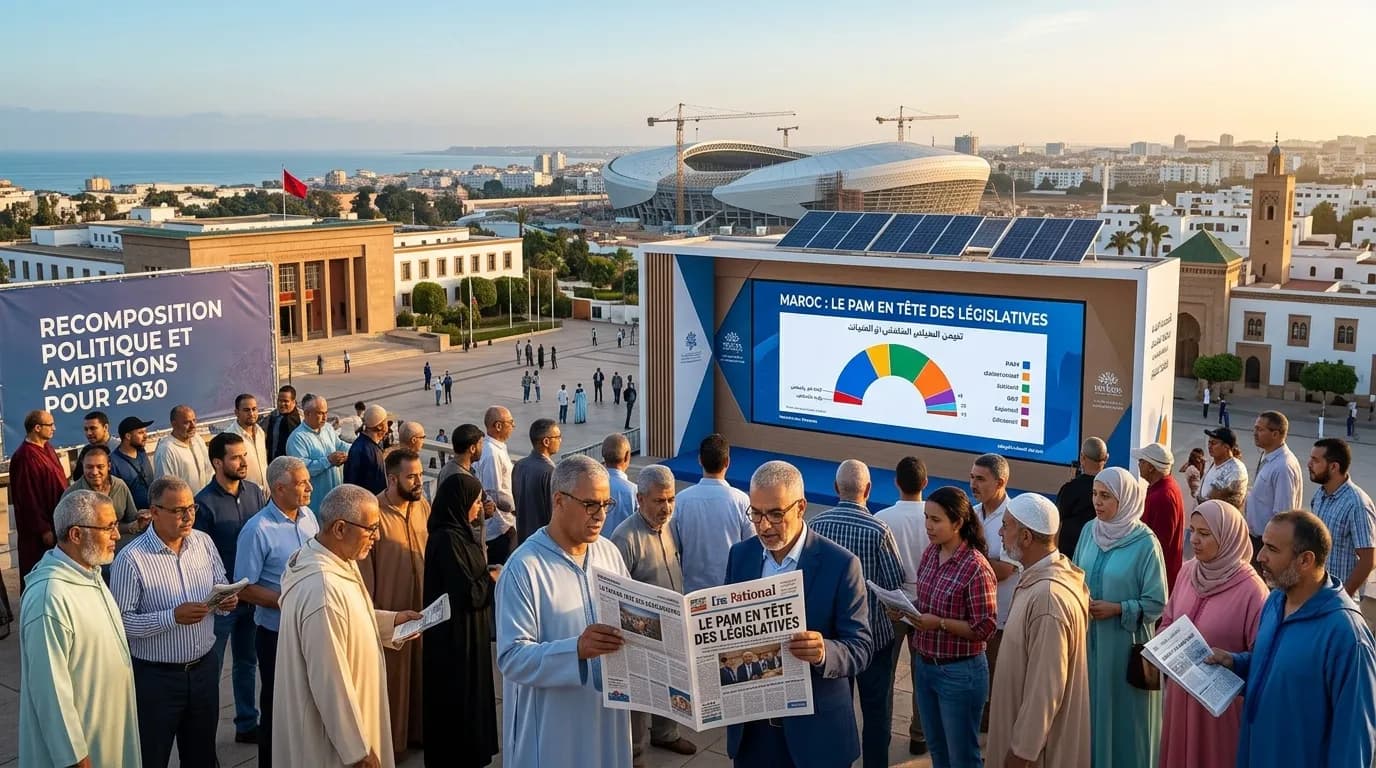 Maroc : le PAM en tête des législatives, entre recomposition politique et ambitions pour 2030