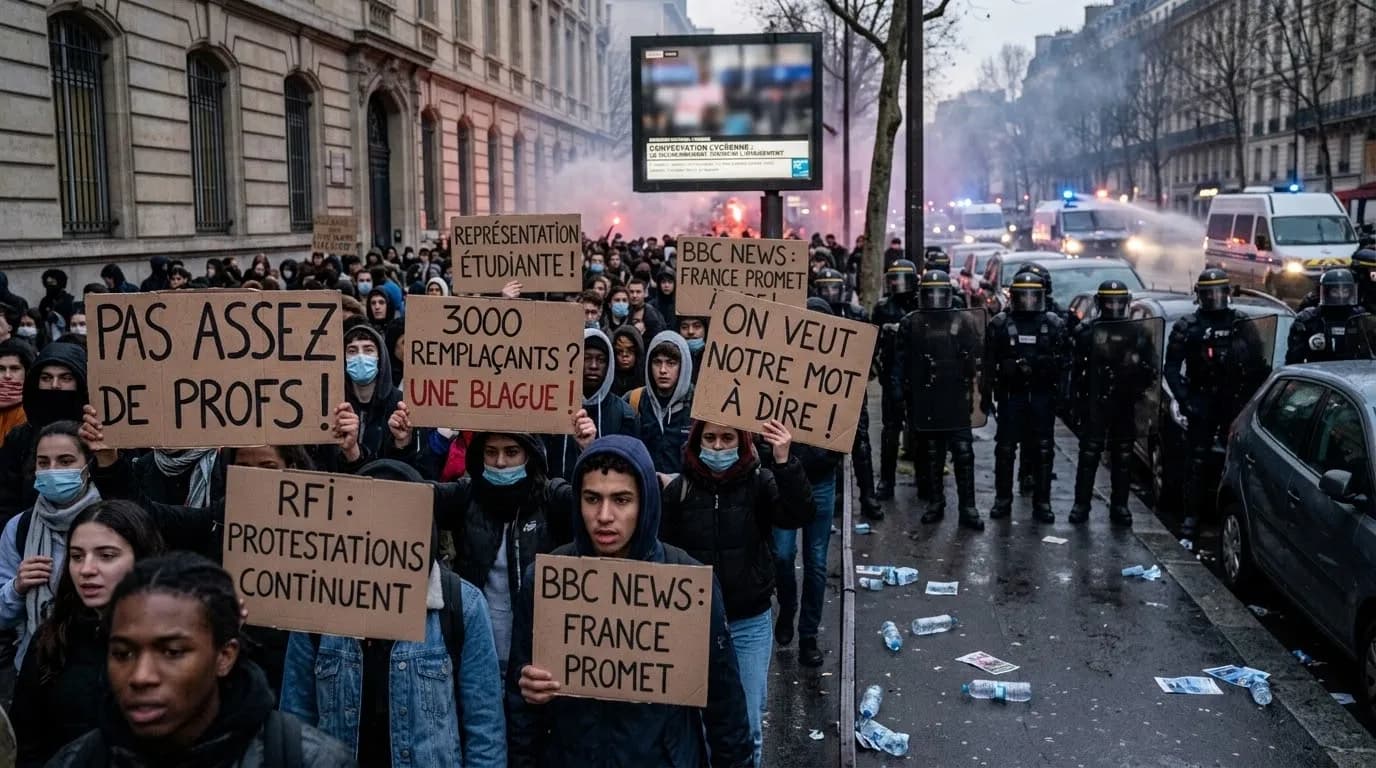 France offers 3,000 extra teachers as student protests continue