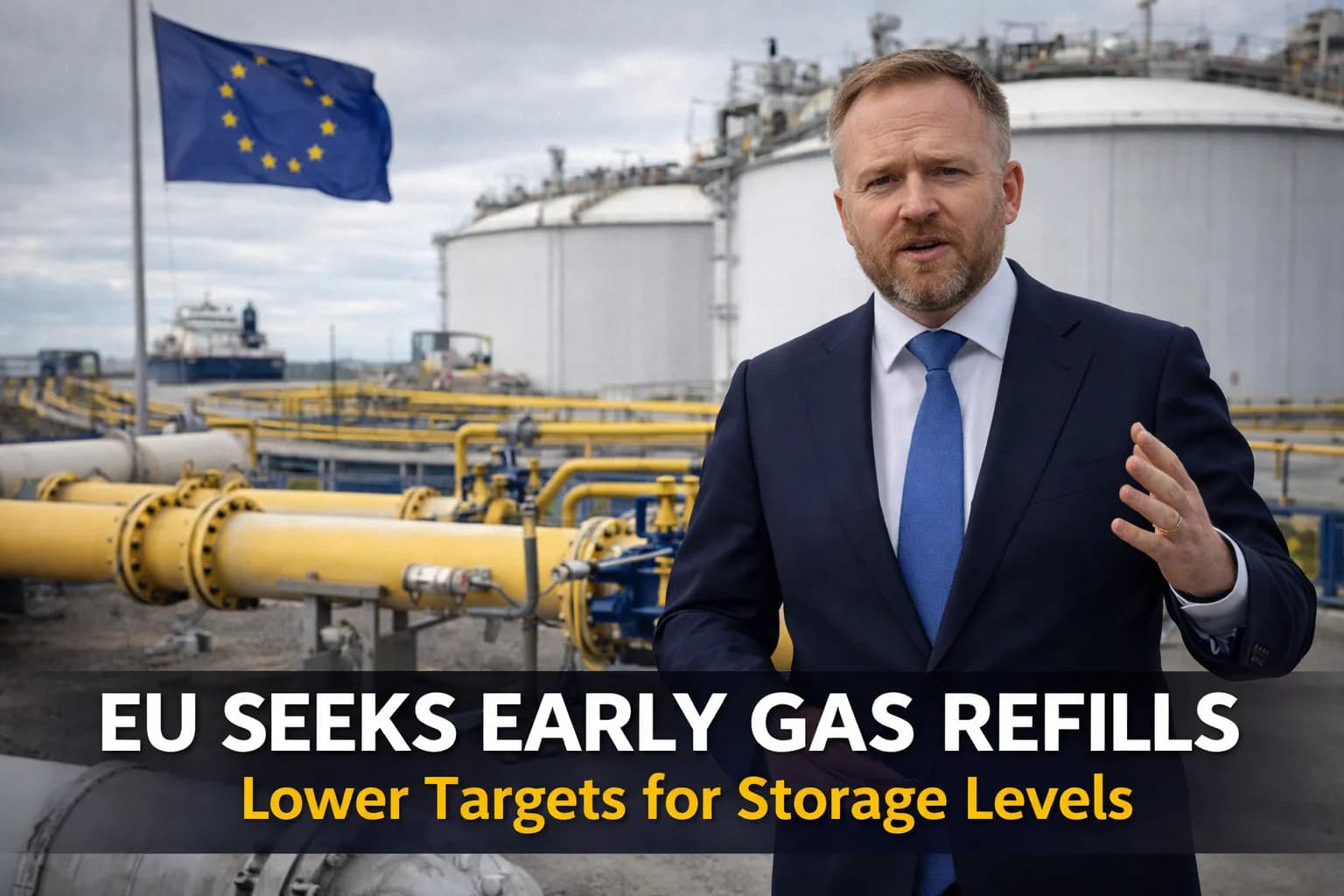 EU Energy Commissioner Urges Early Gas Refilling and Greater Flexibility in Storage Targets According to Euronews, European Energy Commissioner Dan Jørgensen has urged EU member
