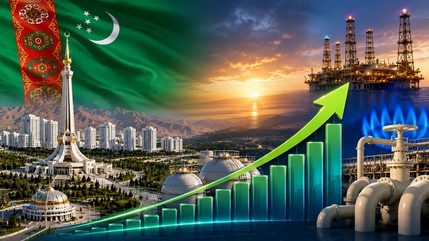Turkmenistan’s Economy Grows 6.3% in H1 2026
