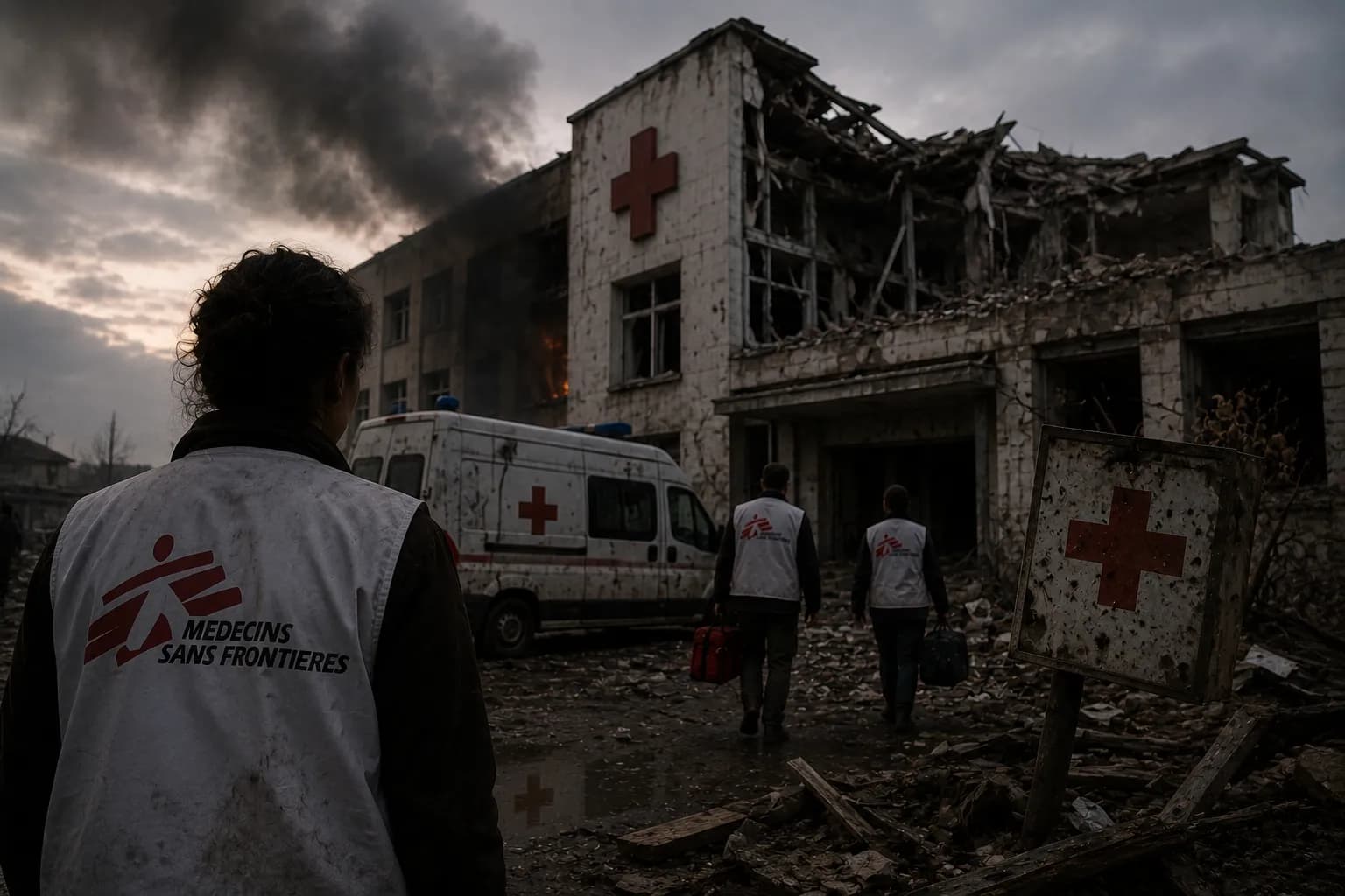 Doctors Without Borders condemn repeated Russian attacks on Ukrainian hospitals