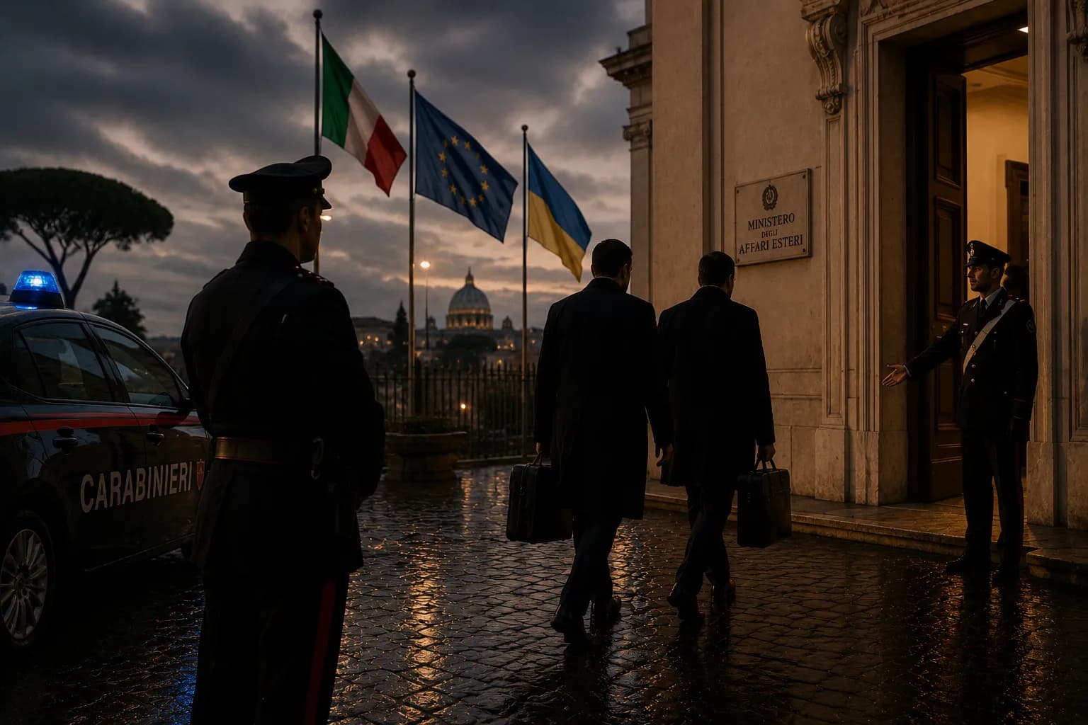 Russian diplomats accused of spying expelled from Italy